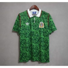 Mexico 1994 World Cup Home Green Soccer Jersey